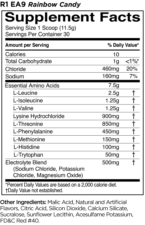 RULE 1 ESSENTIAL AMINO 9 - HD Supplements Australia