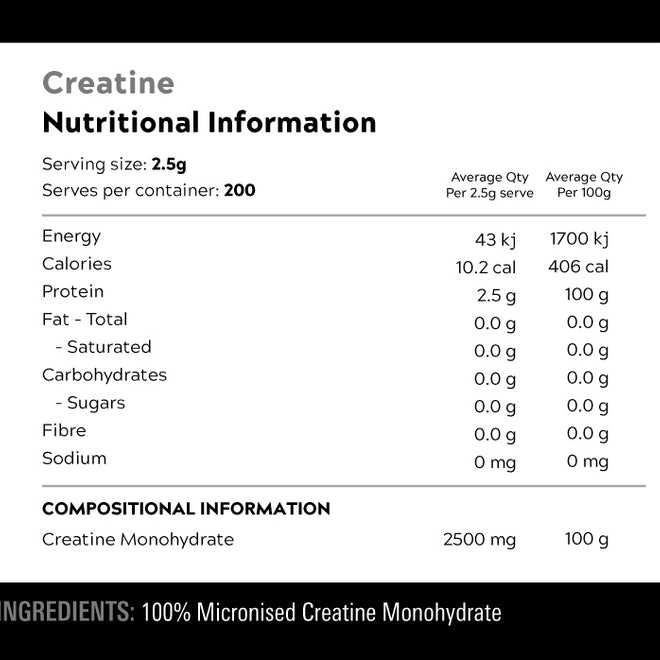 Switch Nutrition | 100% Creatine Monohydrate - HD Supplements Australia