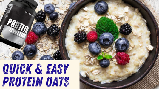 Quick and easy, macro friendly protein oats recipe