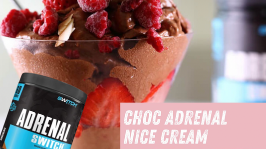 Chocolate adrenal nice cream. Smooth and creamy dessert to satisfy your sweet cravings.