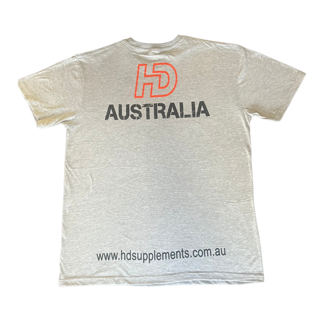 HD Supplements Australia | Light Grey Tshirt - HD Supplements Australia