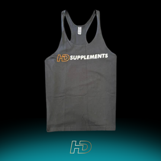 HD Supplements | HD Black Stringer Singlet - HD Supplements Australia