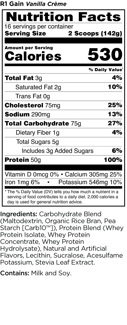 Rule 1 | R1 Gain - HD Supplements Australia