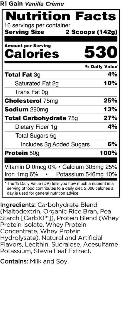 Rule 1 | R1 Gain - HD Supplements Australia