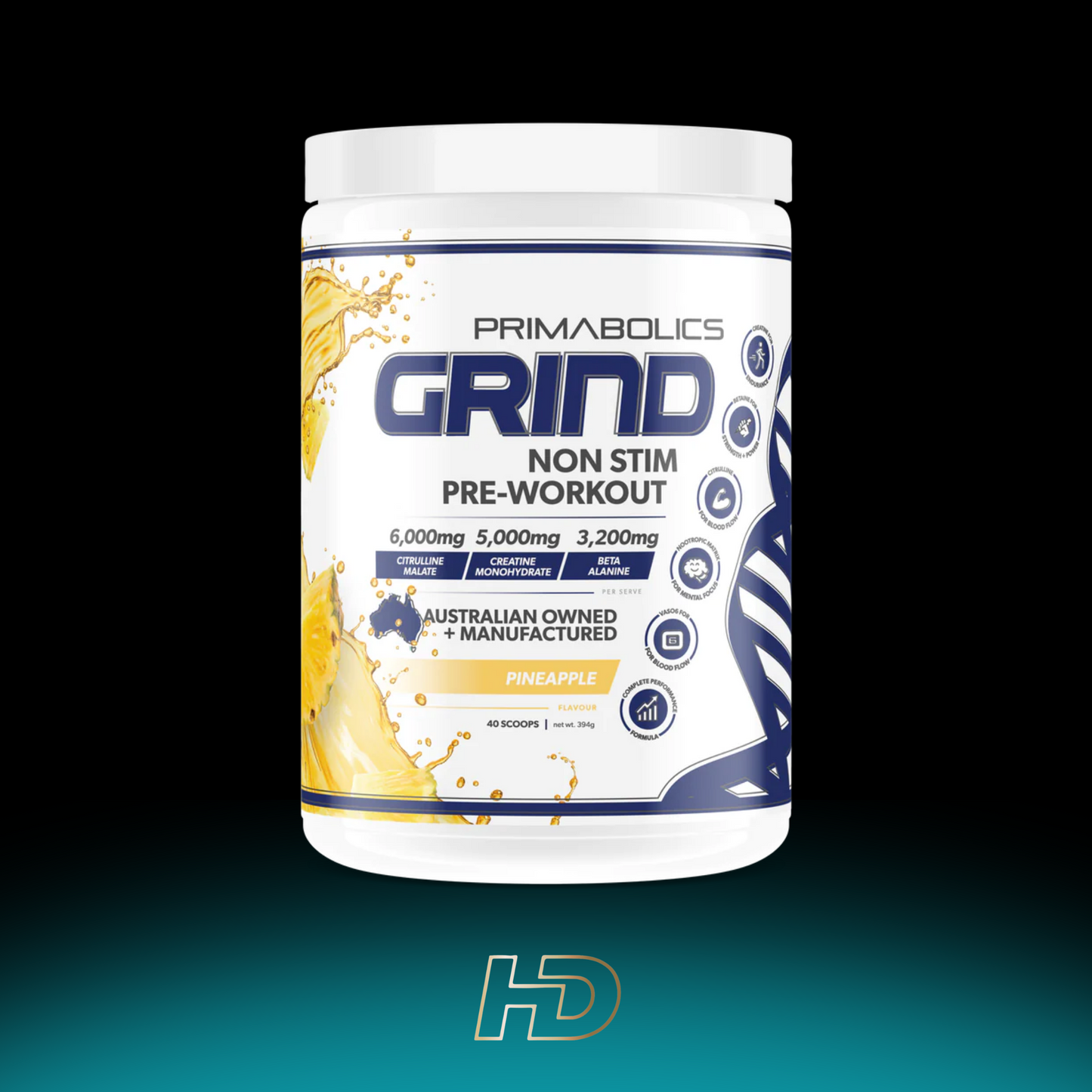 Primabolics | Grind Non-Stim Pre-Workout - HD Supplements Australia