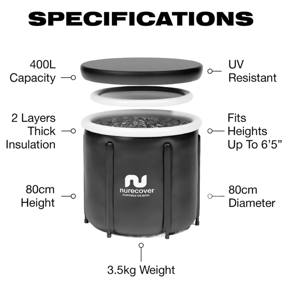 Nurecover Pod Complete Portable Ice Bath