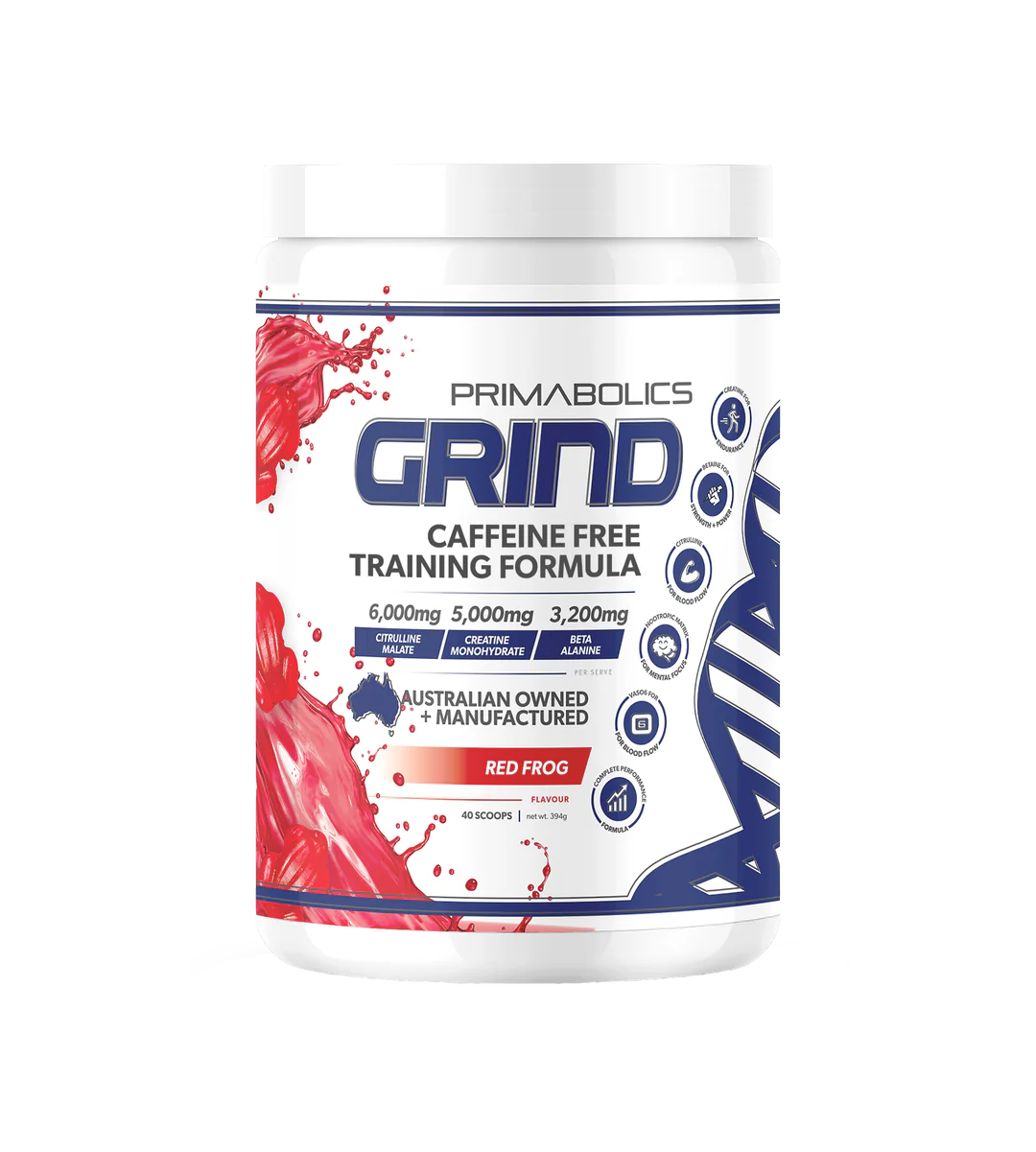 Primabolics | Grind Non-Stim Pre-Workout - HD Supplements Australia