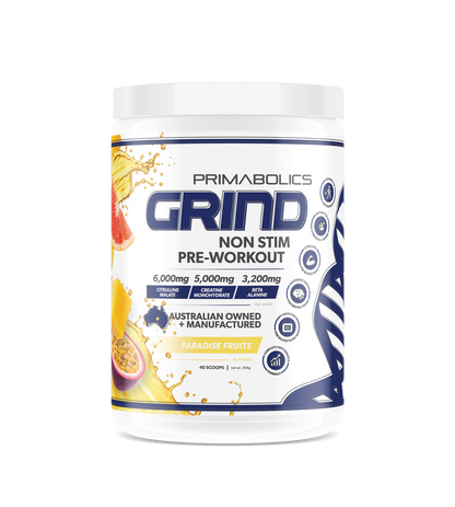 Primabolics | Grind Non-Stim Pre-Workout - HD Supplements Australia