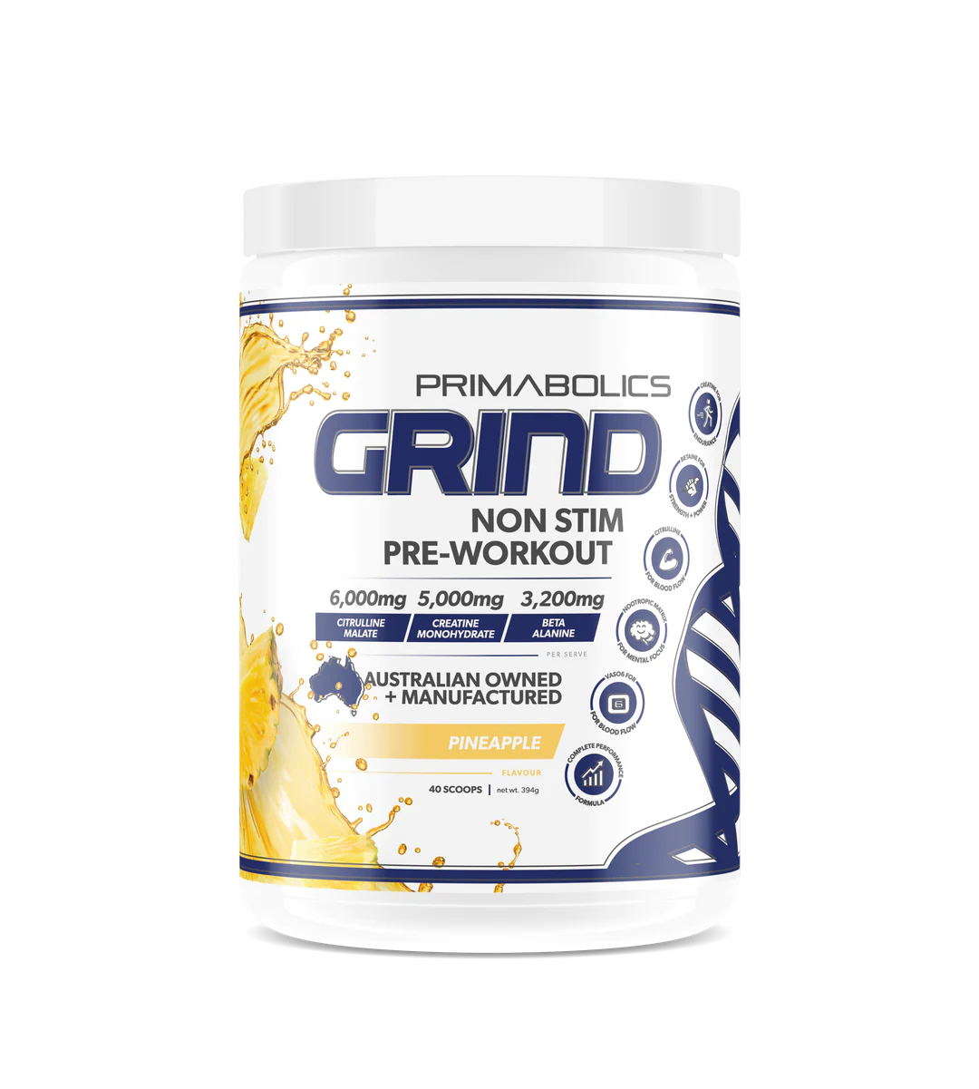 Primabolics | Grind Non-Stim Pre-Workout - HD Supplements Australia