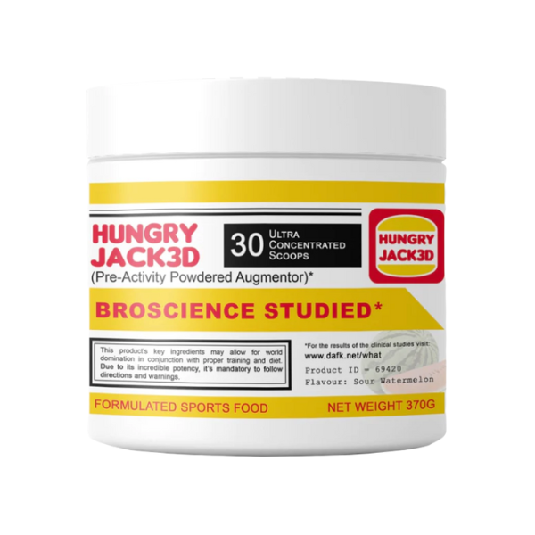 Hungry Jack3d Pre Workout - HD Supplements Australia