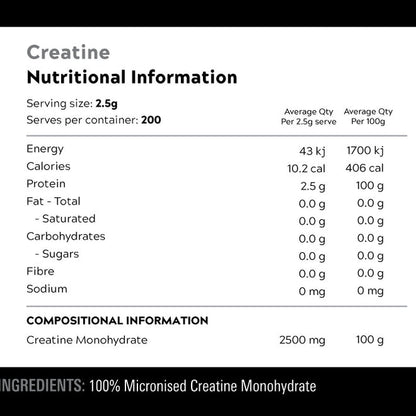 Switch Nutrition | 100% Creatine Monohydrate - HD Supplements Australia