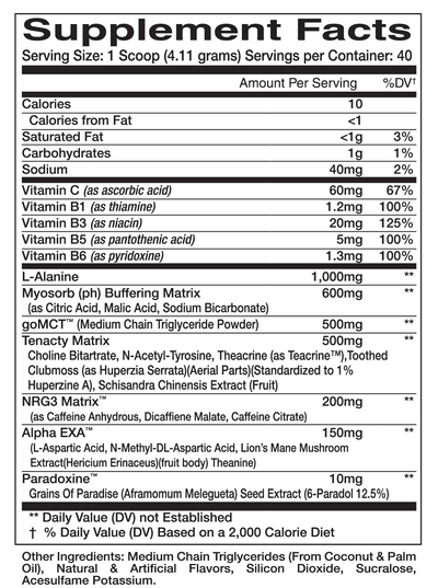 Nubreed Nutrition | Tenacity - HD Supplements Australia