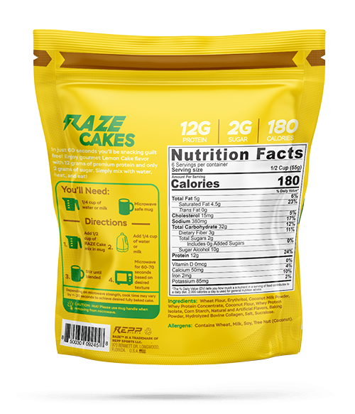 Raze Energy | Raze Protein Cakes - HD Supplements Australia