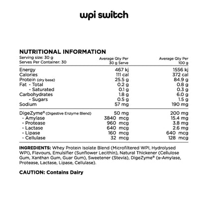 Switch Nutrition | WPI-95 - HD Supplements Australia